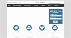 Desktop Screenshot of lindemaninsurance.com